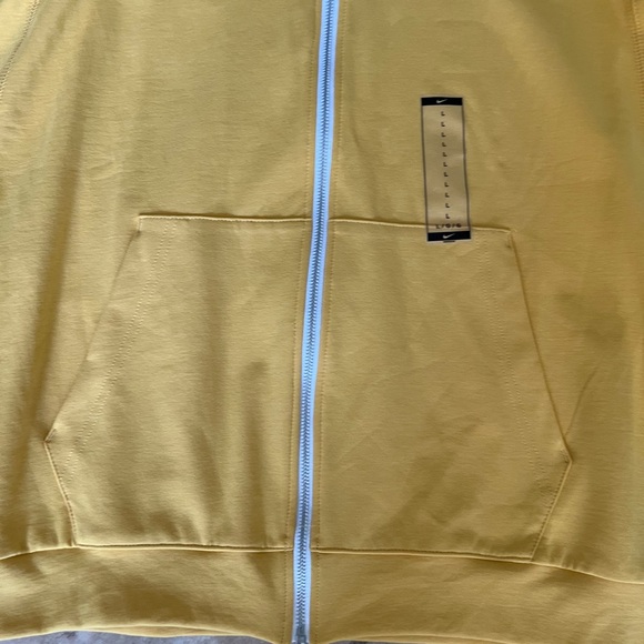 Nike Hoodie, yellow , unisex , full zip - Picture 4 of 7